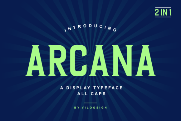 Arcana: A Display Font That Makes Your Brand Instantly Memorable