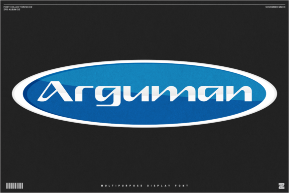 Arguman: A Display Font That Bridges Retro Charm and Futuristic Clarity