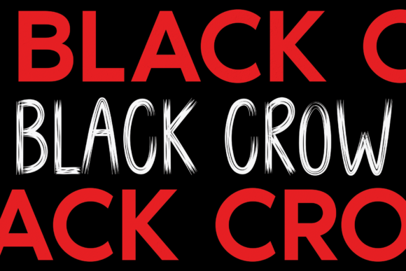 Black Crow: A Bold Display Font for Scroll-Stopping Marketing