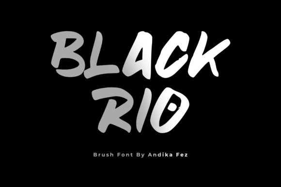 Black Rio: A Bold Display Font for Small Business Branding