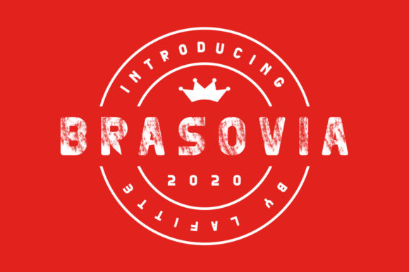 Brasovia: A Vintage Display Font That Pops on Every Screen