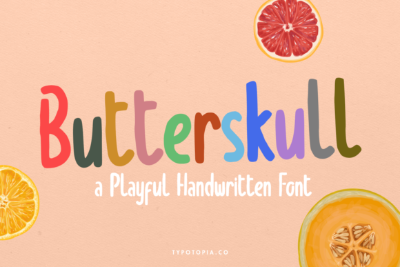 Butterskull Display Font for Handmade Creators
