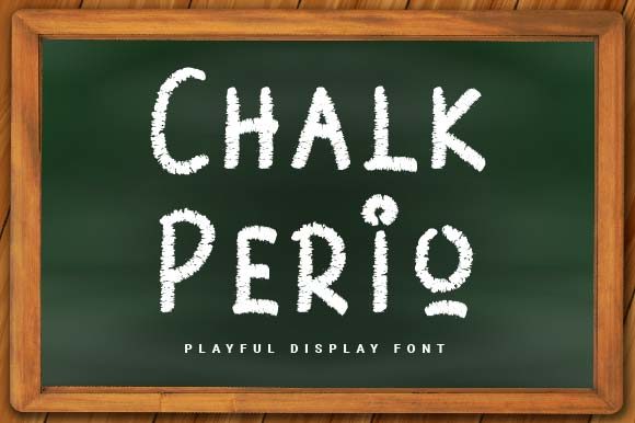 Chalk Perio: A Display Font That Feels Like Hand-Drawn Warmth