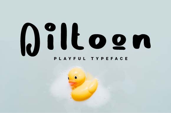 Diltoon: A Display Font That Feels Like a Thoughtful Pause