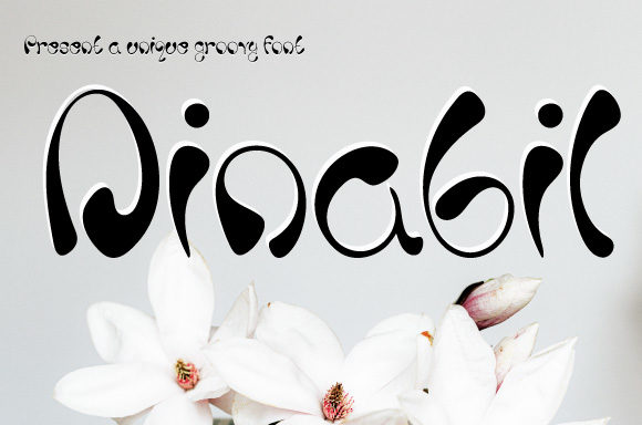 Dinabil: A Playful Display Font That Feels Like a Warm Hug