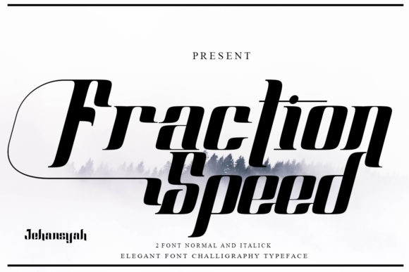 Fraction Speed: A Display Font That Elevates Handmade Products