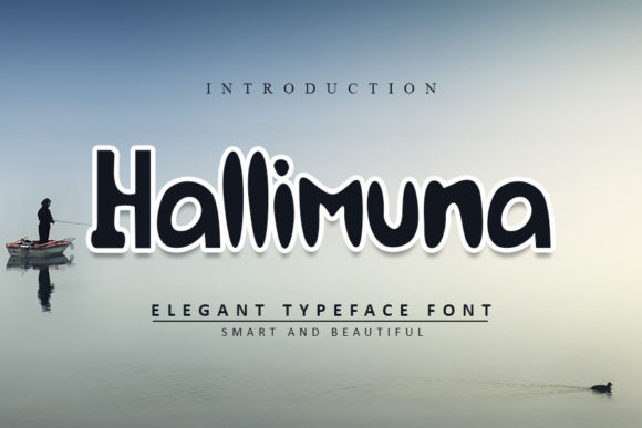 Hallimuna: A Friendly, Modern Display Font for Handmade Creators