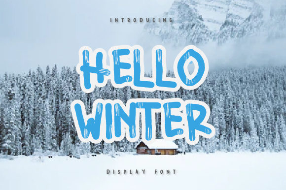 Hello Winter Font: A Display Typeface That Brings Warmth to Your Brand