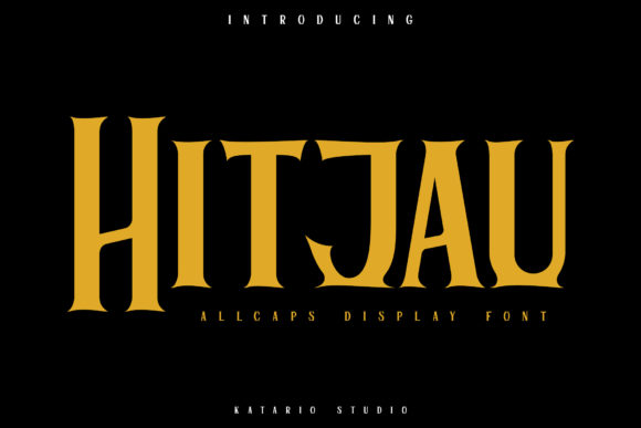 Hitjau: A Bold Display Font That Elevates Digital Branding