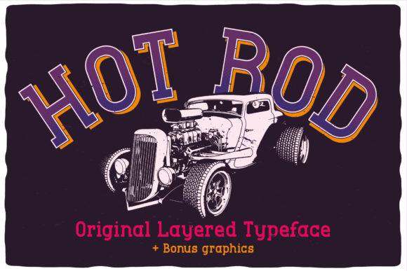 Hot Rod: A Friendly Vintage Display Font That Pops—When Used Right