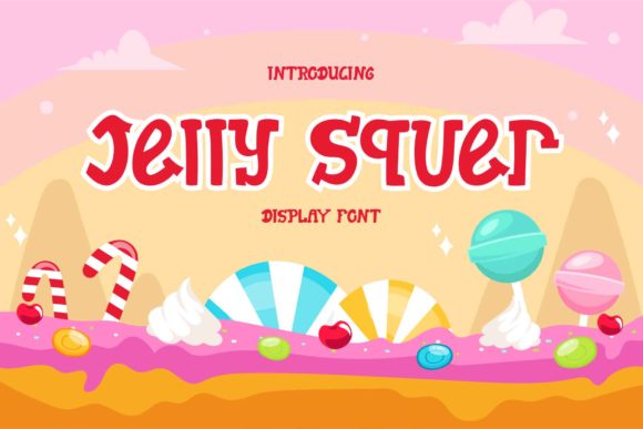 Jelly Squer: A Playful Display Font for Editorial Charm