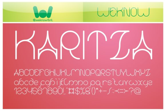 Karitza: A Fancy Display Font That Feels Like a Secret Weapon