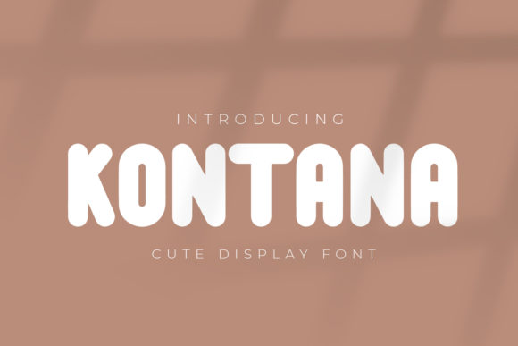 Kontana: A Bold, Warm Display Typeface for Thoughtful Design