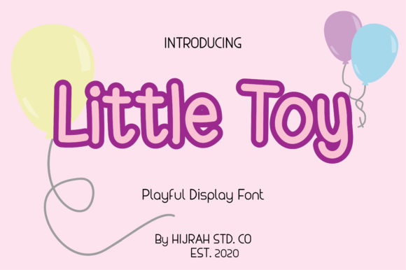 Little Toy: A Playful Display Font for Handmade Charm