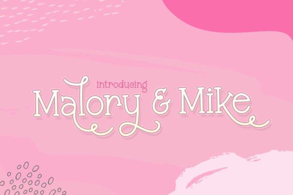 Malory and Mike: A Romantic Display Font for Editorial Design