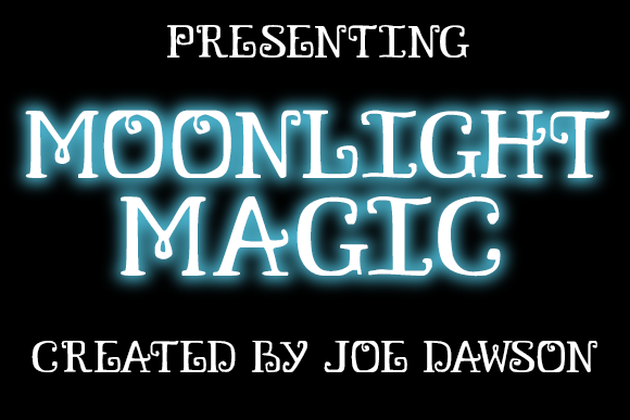 Moonlight Magic: A Vintage-Spooky Display Font for Web Design