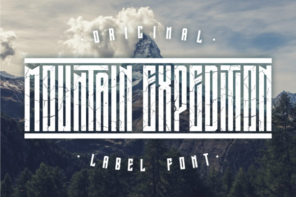 Mountain Expedition: A Bold Display Font for Digital Brand Impact