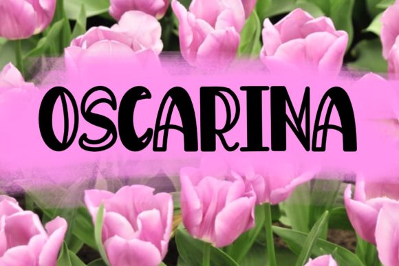 Oscarina: A Friendly Display Font for Editorial Design