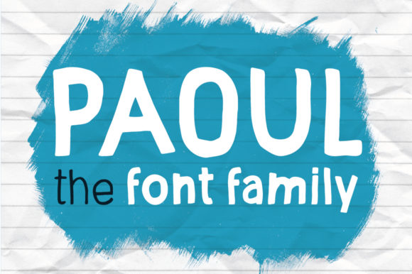 Paoul: A Friendly Display Font That Makes Your Brand Feel Human