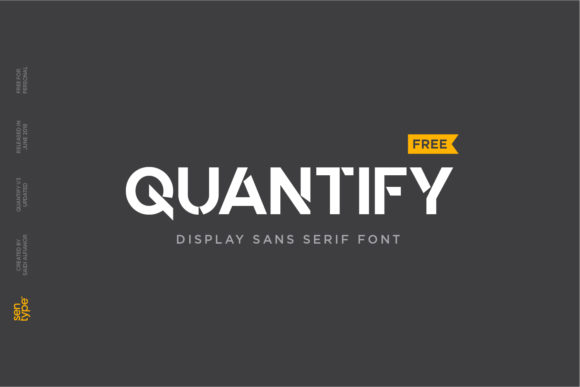 Quantify: A Bold Display Font That Makes Campaigns Instantly Clear