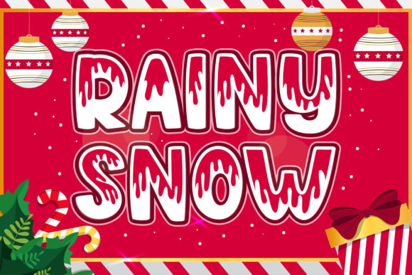 Rainy Snow: A Bold Display Font for Editorial Impact