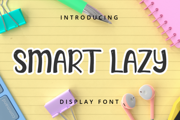 Smart Lazy Font: A Friendly, On-Brand Display Typeface for Small Businesses