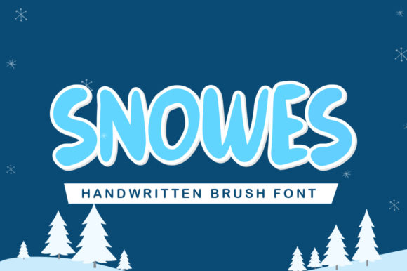 Snowes: A Friendly Display Font for Editorial Playfulness