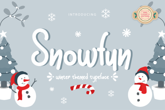 Snowfun: A Playful Display Font That Makes Your Brand Feel Friendly