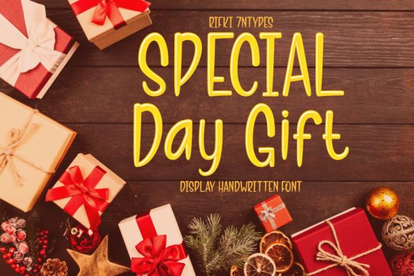 Special Day Gift: A Modern Display Font That Feels Just Right