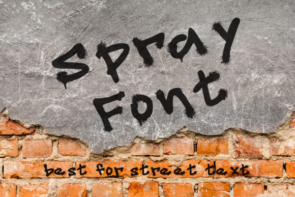 Spray: A Bold Urban Display Font for Editorial Impact