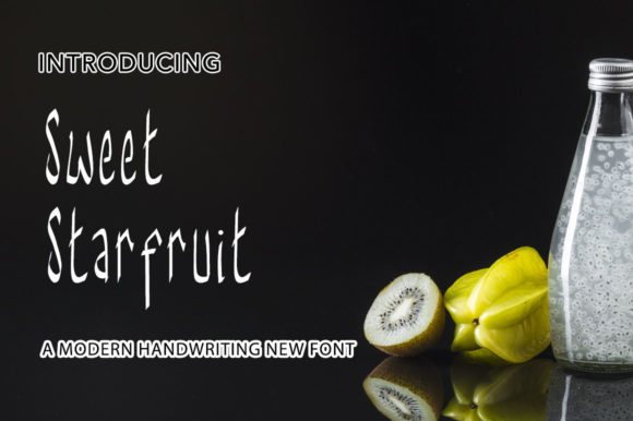 Sweet Starfruit: A Playful Display Font for Digital Branding