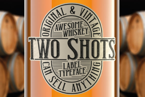 Two Shots: A Vintage Display Font That Elevates Digital Branding