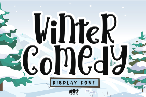 Winter Comedy: A Playful Display Font That Actually Works