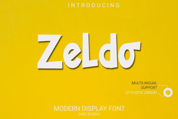 Zeldo: A Joyful Display Font for Digital Branding